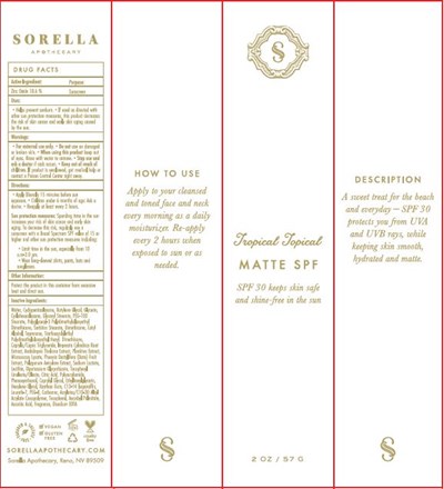 Tropical Topical Matte Spf 30 (Tropical Topcal Matte Spf 30)